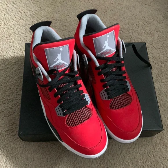VNDS Air Jordan 4 Toro Bravo Size 12 Air Jordan 4 IV Retro Toro Bravo Fire Red 2013 Release Size  main image 2